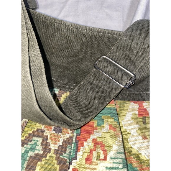 Sak Saum For Freedom Aztec Tribal Abstract Floral Adjust Tote/Bag 17x13 Purse - Picture 9 of 9